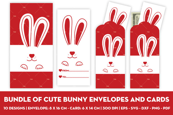 Bundle of cute bunny envelopes and cards cover 8.jpg