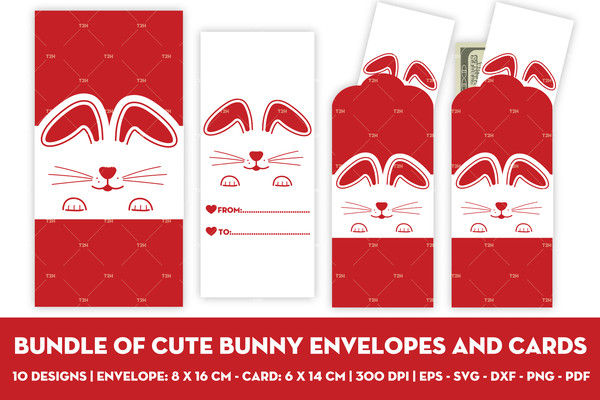 Bundle of cute bunny envelopes and cards cover 10.jpg