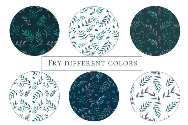 Tropical patterns color variations