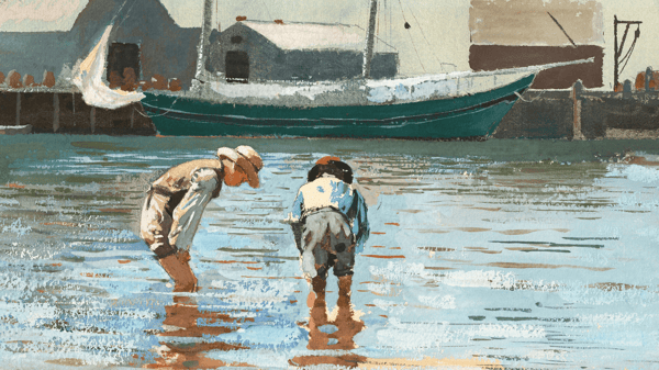 Boys Wading  by Winslow Homer Samsung Frame TV.png