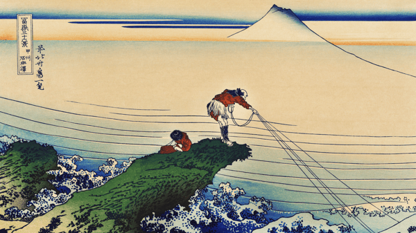 Koshu Kajikazawa by Katsushika Hokusai Samsung Frame TV.png
