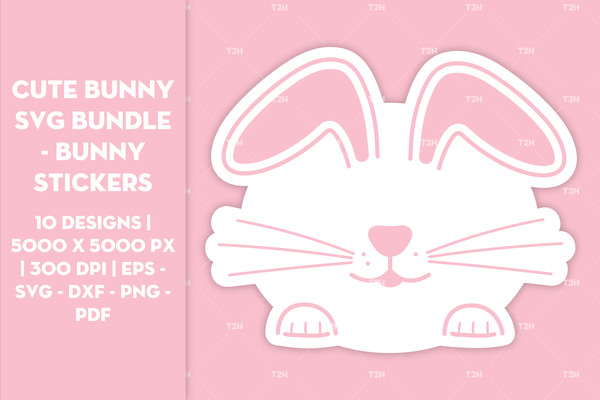 Cute bunny SVG bundle - Bunny stickers cover 4.jpg