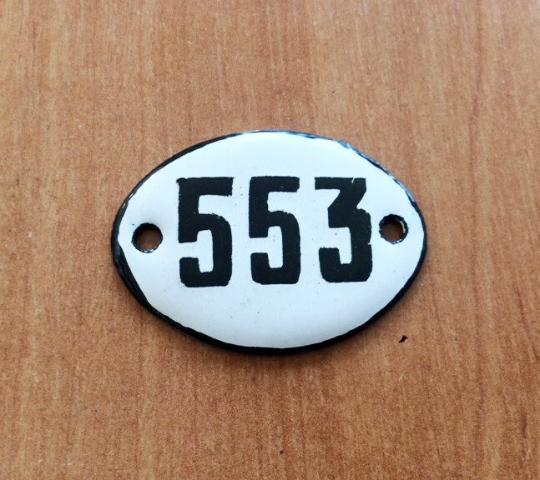 address sign 553 small apt number door plate