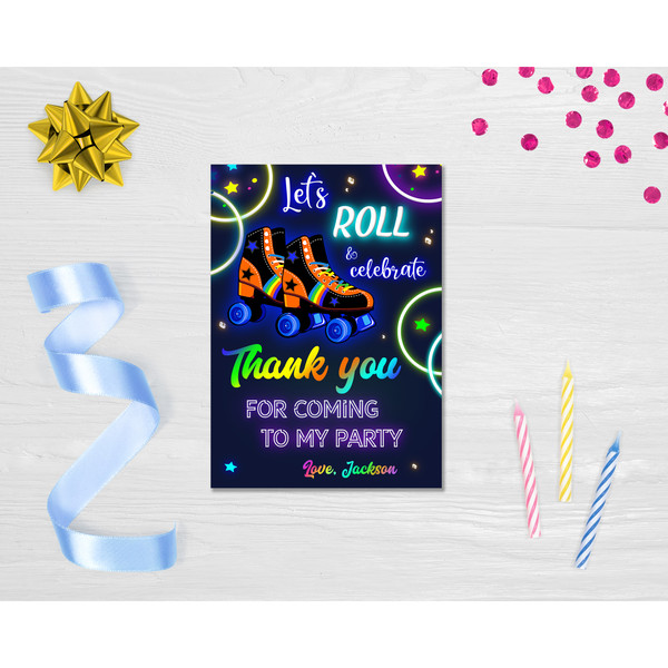 Neon-glow-skating-party-favor-tags-thank-you-cards.jpg