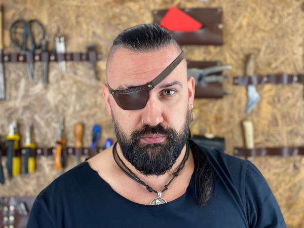 Making a Leather Eye Patch 