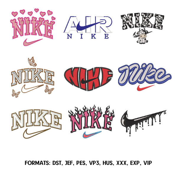 Nike embroidery design file, Swoosh nike embroidery design p - Inspire ...