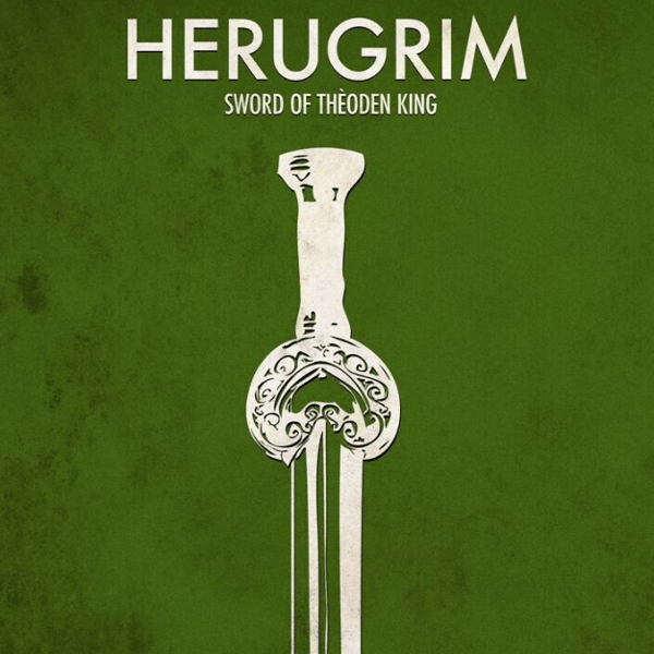 Lord of the Rings king Theoden Rohan Sword, LOTR Herugrim Sword, Replica Swors55.jpg