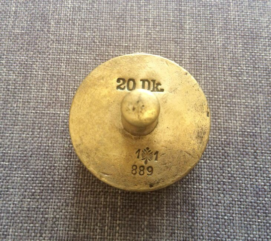 200 grams antique bronze weight