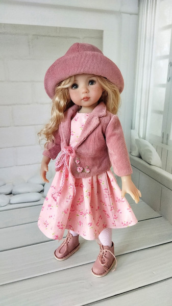Handmade pink set for Little Darling dolls-2.jpg