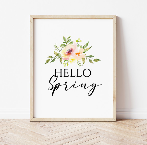 hello-spring-print-floral-printable-wall-art