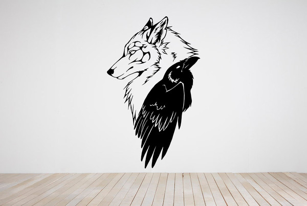 Scandinavian Mythology Wolf And Raven Wolf And Raven Of Odin