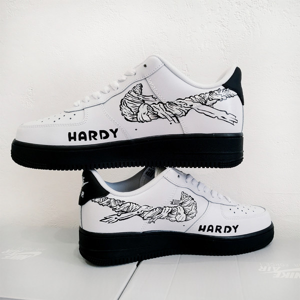 man custom shoes nike air force 1, luxury, sexy, gift, white - Inspire  Uplift