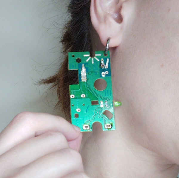 green-cybertech-earrings
