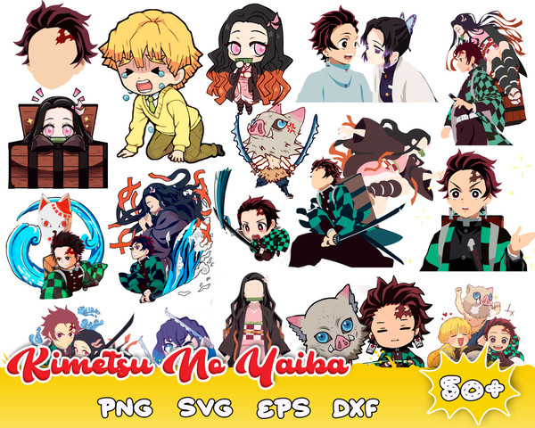 Kimetsu No Yaiba svg bundle 50,  Anime SVG, Anime Bundle svg, Anime digital download, Manga Download.jpg