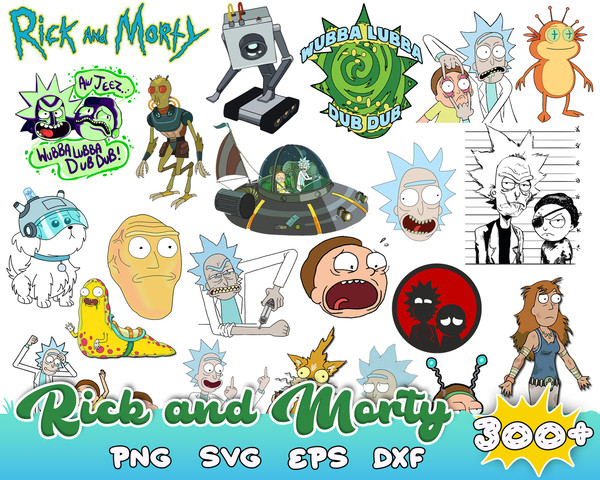 Rick and Morty SVG Bundle, Morty svg,png cut file, Rick and Morty vector, Rick and Morty file cricut Active.jpg