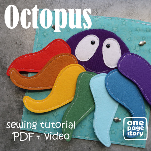 felt octopus PDF pattern
