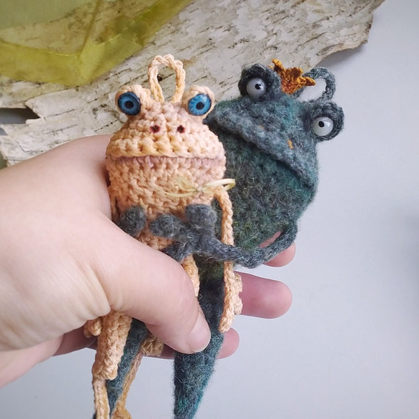 Frog Crochet Pattern, toad amigurumi toy, plush toy diy, green little frog for kid, crochet tutorial, frog pattern ebook 10.jpg
