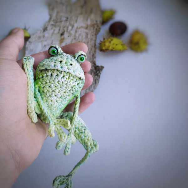 Frog Crochet Pattern, toad amigurumi toy, plush toy diy, green little frog for kid, crochet tutorial, frog pattern ebook 5.jpg
