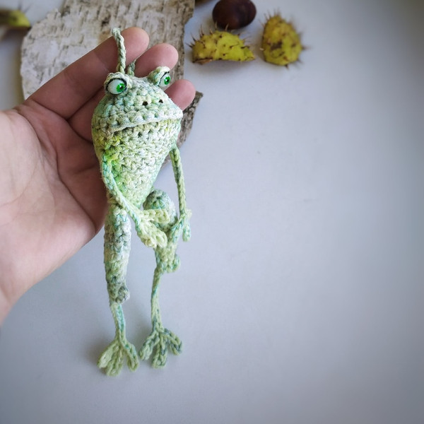 Frog Crochet Pattern, toad amigurumi toy, plush toy diy, green little frog for kid, crochet tutorial, frog pattern ebook 9.jpg