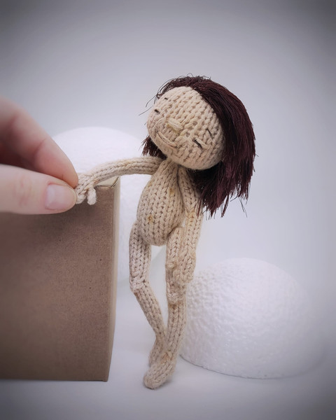 Alice doll knitting pattern, cure knitted doll, amirurumi doll, knitting tutorial, toy for kids, nursery decor, ebook 2.jpg