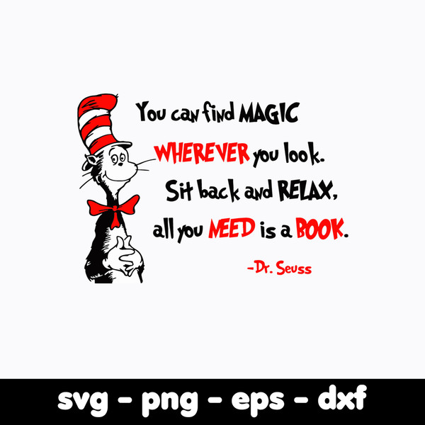 Dr Seuss Svg Bundle, Funny Dr Seuss Quote Svg, Dr Seuss Svg, Thing Svg, Cute Cat Svg, Teacher Svg, Svg File For Cricut DR173.jpg