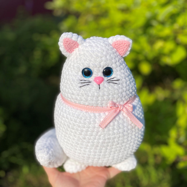 Pluash cat crochet pattern