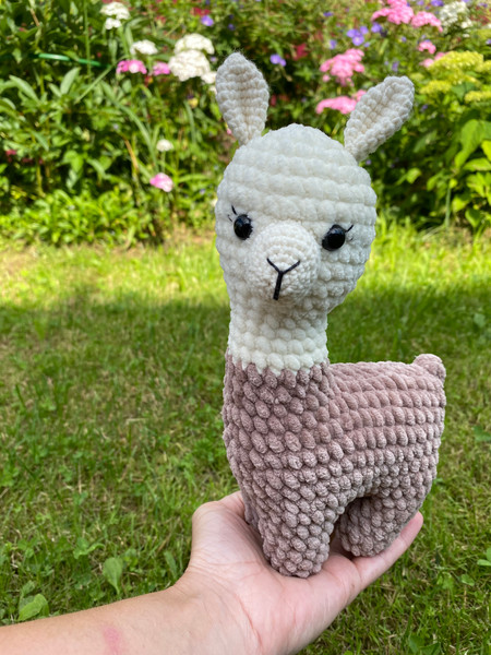 crochet alpaca toy pattern
