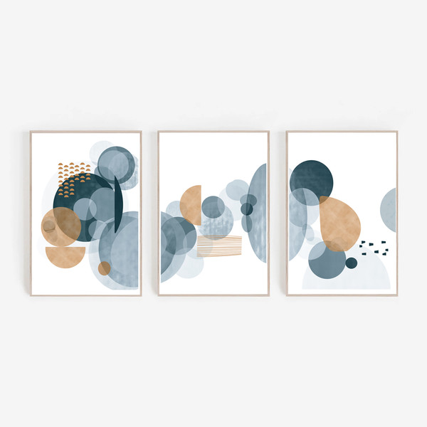 3 abstract geometric posters that are easy to download