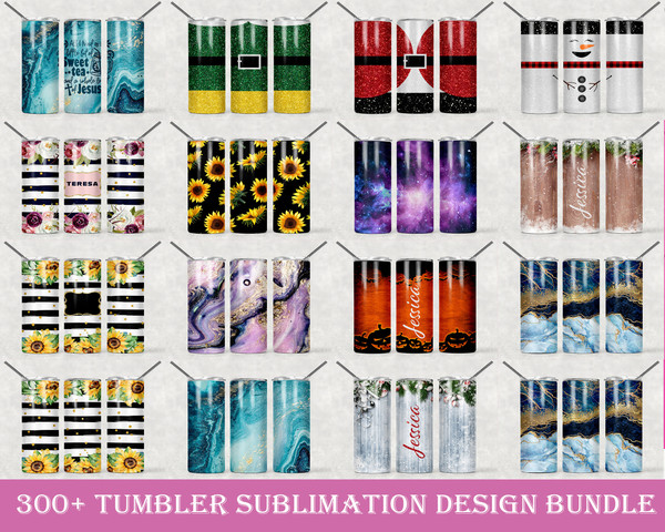 300 Tumbler Wraps for 20 oz Sublimation Tumbler Bundle for Women, Floral Tumbler Cowhide Leopard Glitter Mothers Day PNG .jpg
