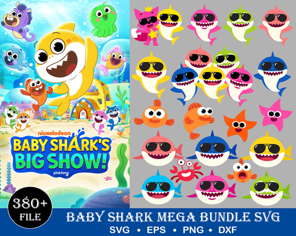 380 Baby Shark SVG Bundle, Baby Shark Birthday, Baby Shark, Baby Shark Svg, Baby Shark Font, Baby Shark Png, Baby Shark Party,Baby Shark Clipart.jpg