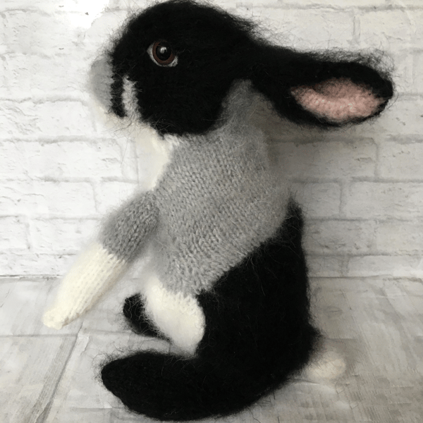 Realistic rabbit toy