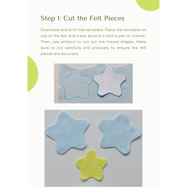 DIY Felt Toy Sewing Tutorial: How to Make a Cute Plush Star, - Inspire  Uplift