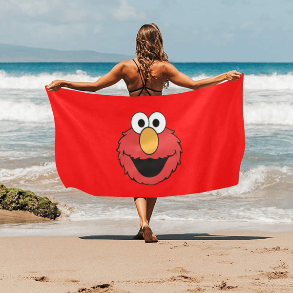 Elmo Sesame Street Beach Towel.png