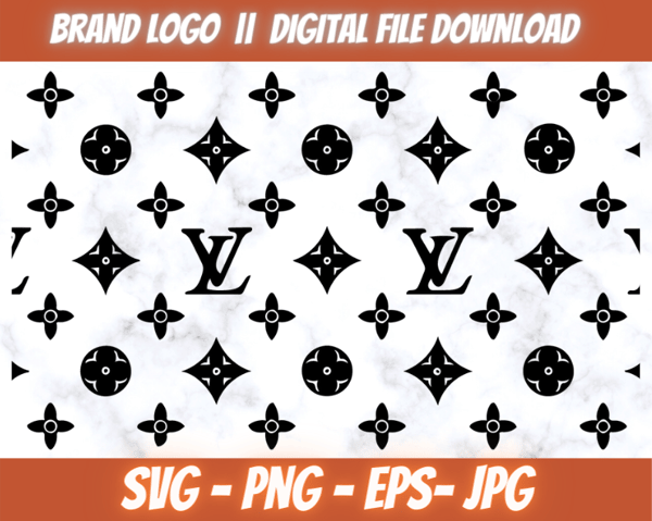 LV pattern SVG & PNG Download - Free SVG Download Fashion brand