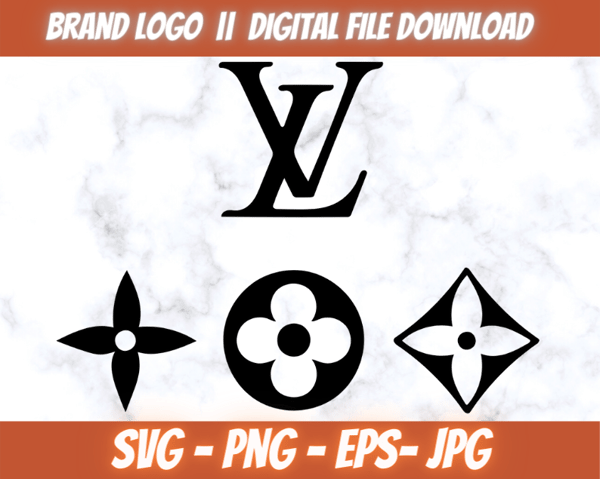Ghost Louis Vuitton Luxury SVG DXF EPS PNG Cut Files