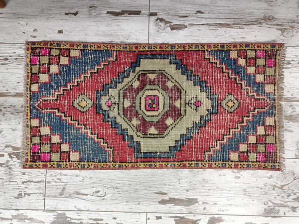 pink blue mat, small rug, eco friendly mat, kids shower rug, kitchen rug, bath mat runner, turkish vintage rug, boho rug06.jpg