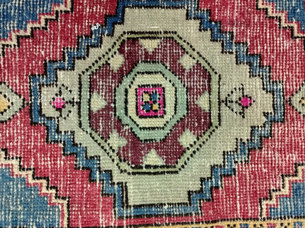 pink blue mat, small rug, eco friendly mat, kids shower rug, kitchen rug, bath mat runner, turkish vintage rug, boho rug07.jpg