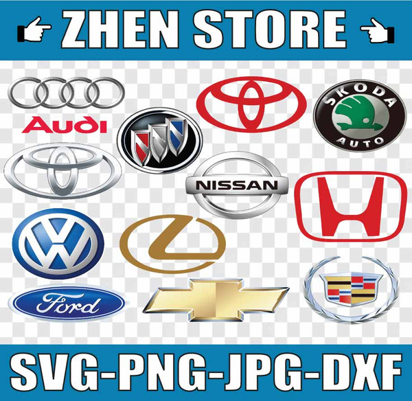 12 Car Brands Logos Svg, Car Cutting File, Car Logos SVG, Ca - Inspire  Uplift