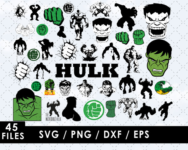 Hulk SVG, Bruce Banner SVG, Green Goliath SVG, Hulk smash SVG, Gamma radiation SVG, Avengers SVG, Marvel Comics SVG, Kids' room decor SVG, SVG for Cricut, DIY H