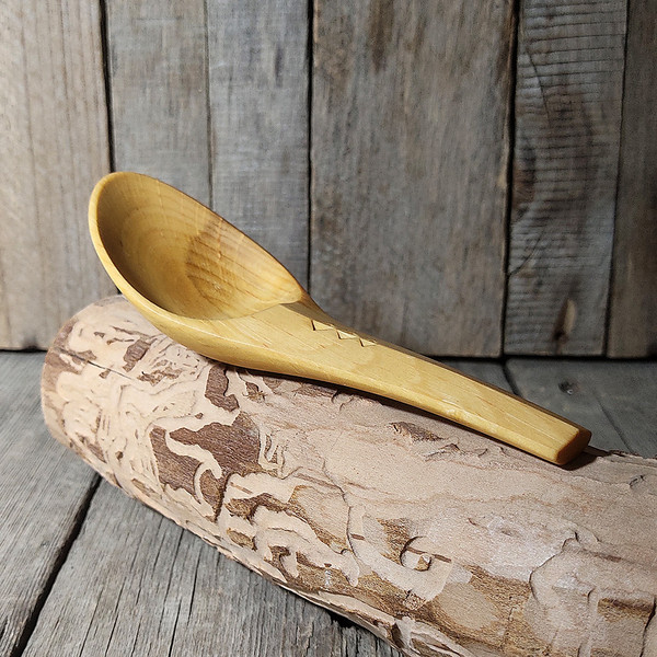 Printable simple PDF template of wooden scoop with guide - Inspire Uplift