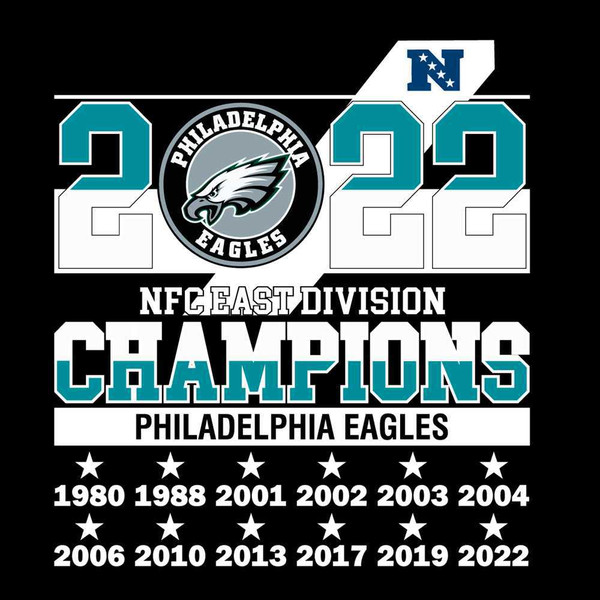 2023 Philadelphia Eagles Nfc East Division Champions Svg - Inspire Uplift