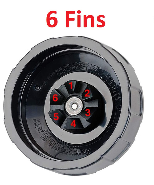 6 Fins Blender Blade & Gasket Nutri Ninja BL660 BL663 BL770 - Inspire Uplift
