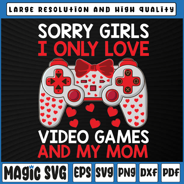 V is for Video games Valentines Day Gaming SVG Digital Cutting