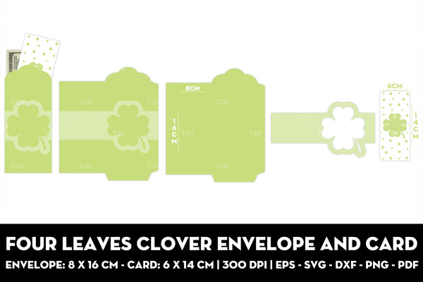 Four leaves clover envelope and card cover 2.jpg