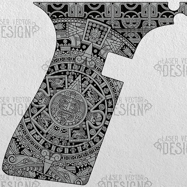 VECTOR DESIGN Glock19 gen3 Aztec calendar 2.jpg
