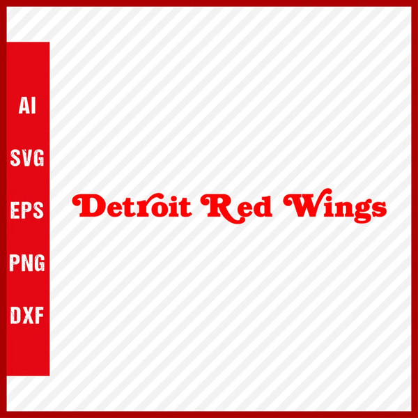 NHL Detroit Red Wings, Detroit Red Wings SVG Vector, Detroit Red Wings  Clipart, Detroit Red Wings Ice Hockey Kit SVG, DXF, PNG, EPS Instant  Download NHL-Files For Silhouette, Files For Clipping. 