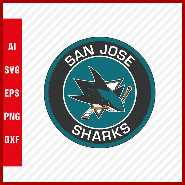 San Jose Sharks Hockey Team Svg, dxf, png, eps, San Jose San - Inspire  Uplift