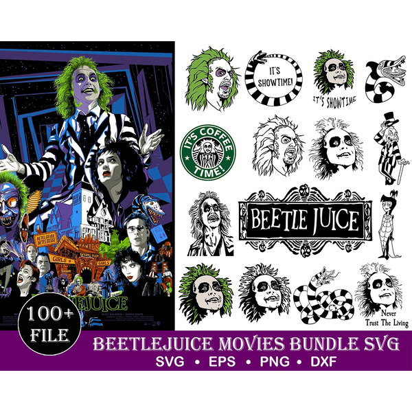 100 Beetlejuice Bundle Svg, Beetlejuice Svg, Horror Movie Svg, Zombie Svg, Sandworm Svg, Lydia Deetz Svg, Beetlejuice Cricut Instant Download.jpg