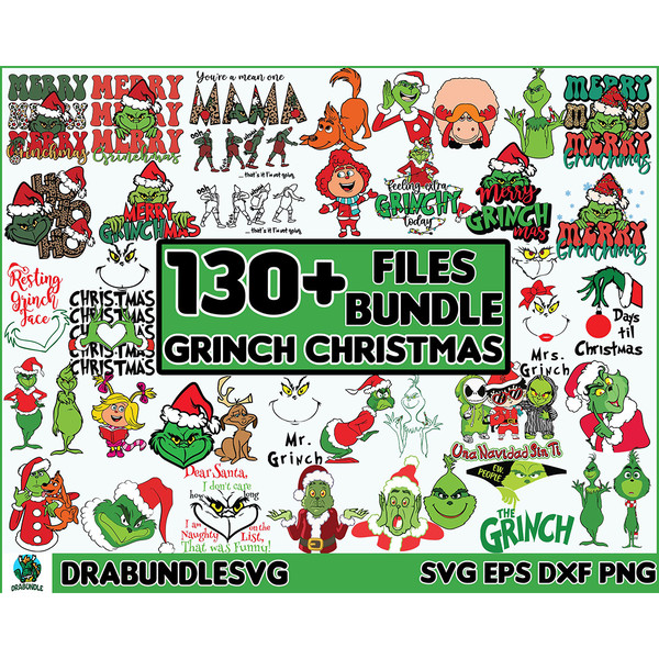 130 Merry Grinchmas Png Svg,Christmas Sublimation,Merry Grinchmas Svg,Grinch Png,Christmas greeting card Svg Cut File Instant Download.jpg