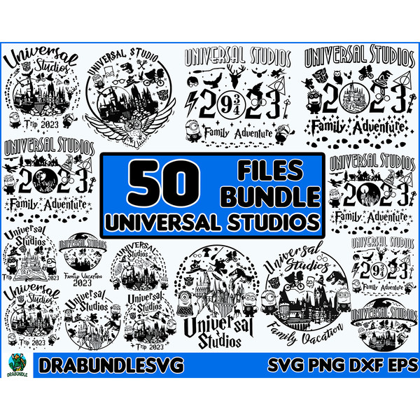 50 Bundle Universal Studios 2023 Svg, Universal Trip, Family Vacation svg, Minion png, Magical Kingdom Svg, Family Vacation, Family Trip 2023 Instant Download.j